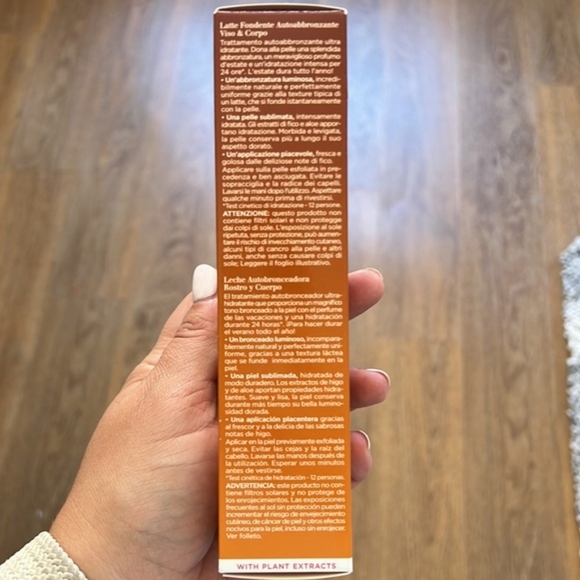 NIB CLARINS Self Tanning Milky Lotion with fig extract - Picture 2 of 6